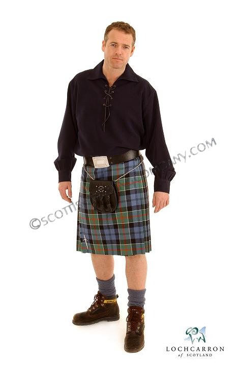 Casual Outfit with 4 yard 11oz Reiver Tartans