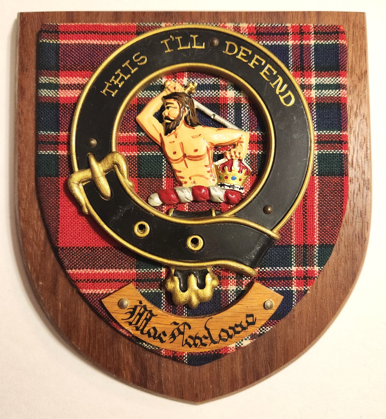 MacFarlane Scottish Clan Plaque