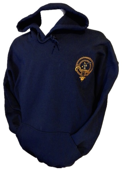 Scottish Clan Badge Hooded Sweatshirt - Click Image to Close