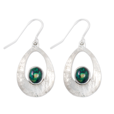 HeatherGem Textured Earrings - Click Image to Close