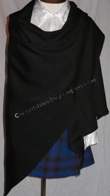Black Triangular Shawl
