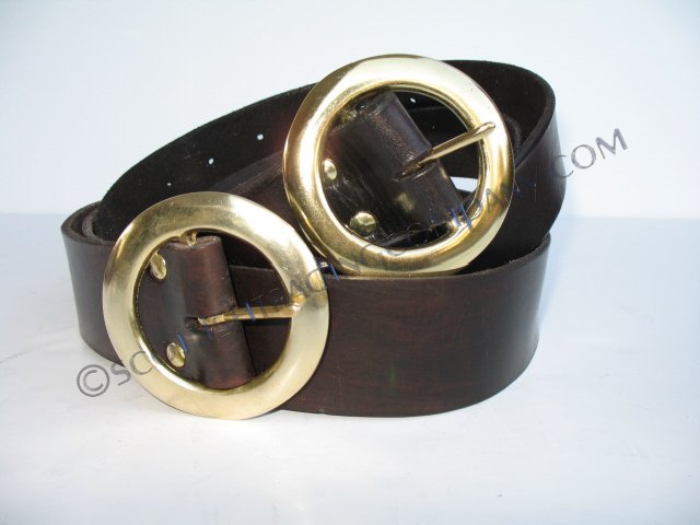Brass Buckle Kilt Belt