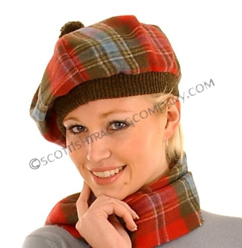 Brushed Wool Tartan Tams