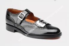 Traditional Scottish Formal Bucke Brogue Shoes - Click Image to Close