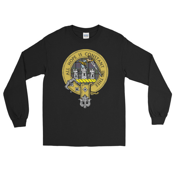 Scottish Clan Badge Long Sleeve T Shirt - Click Image to Close