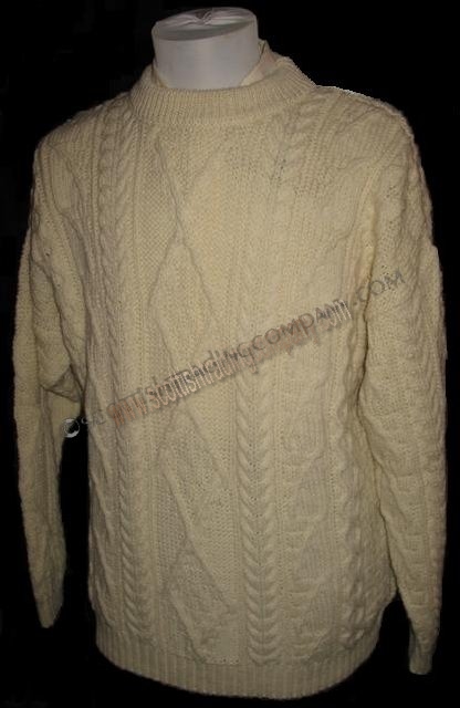 Cable Knit Fishermen's Sweater - Click Image to Close