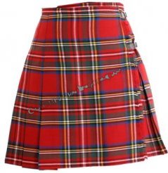 Ladies Ready Made Kilted Mini Skirt
