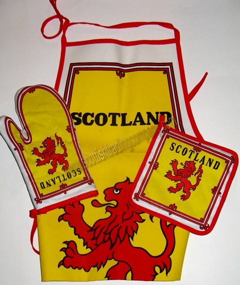 Scottish Lion Rampant Kitchen Set