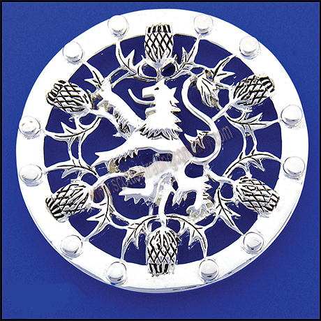 Rampant Lion and Thistle Pin - Click Image to Close