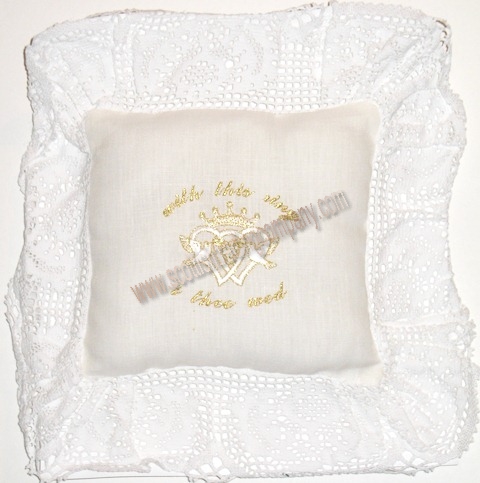 Scottish Luckenbooth Wedding Ring Pillow