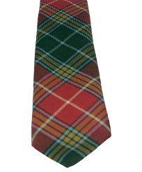 Buchanan Clan Old Weathered Tartan Tie - Click Image to Close