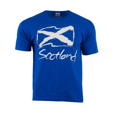 Saltire Shirt in Royal Blue - Click Image to Close