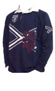 Scottish Lion Rugby in Navy Blue - Click Image to Close