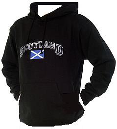 Scotland Hooded Sweat Shirt in Navy - Click Image to Close