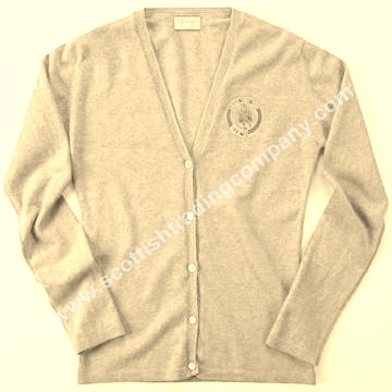 Scottish Clan Embroidered Cardigan Sweater Scottish Clan Embroidered Cardigan Sweater
