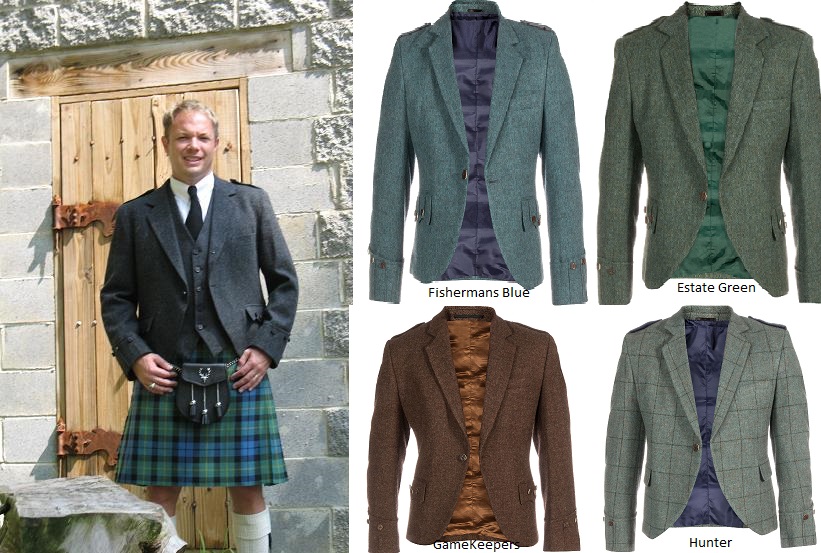 Tweed Argyll Jacket with Vest - Click Image to Close