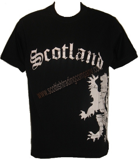 Scotland Lion T Shirt - Click Image to Close