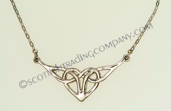 Celtic Heart Necklet - Click Image to Close