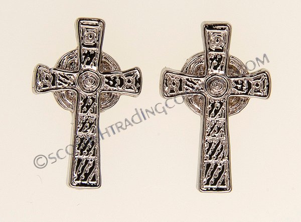 Iona Cross Earrings - Click Image to Close