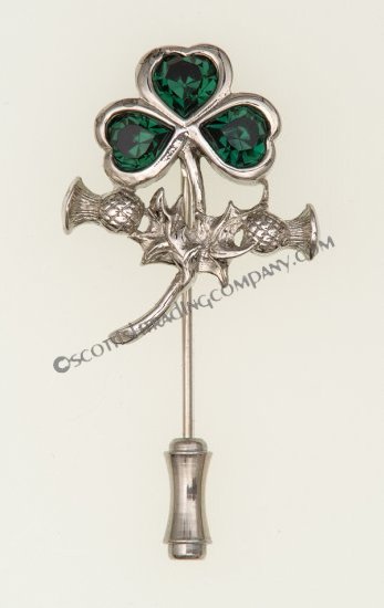 Shamrock Lapel Pin