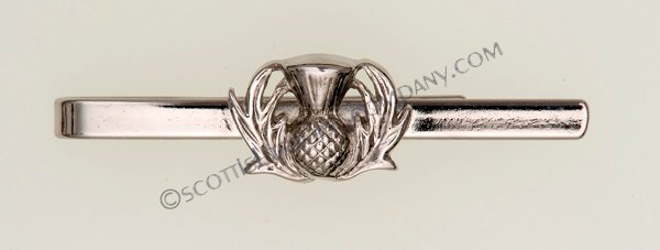 Scottish Thistle Tiebar - Click Image to Close