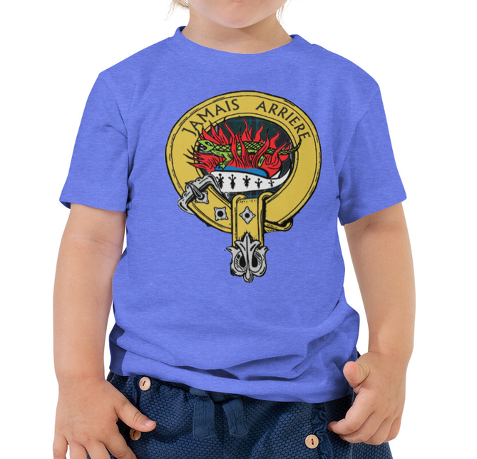 Childrens Scottish Clan Badge Shirt - Click Image to Close