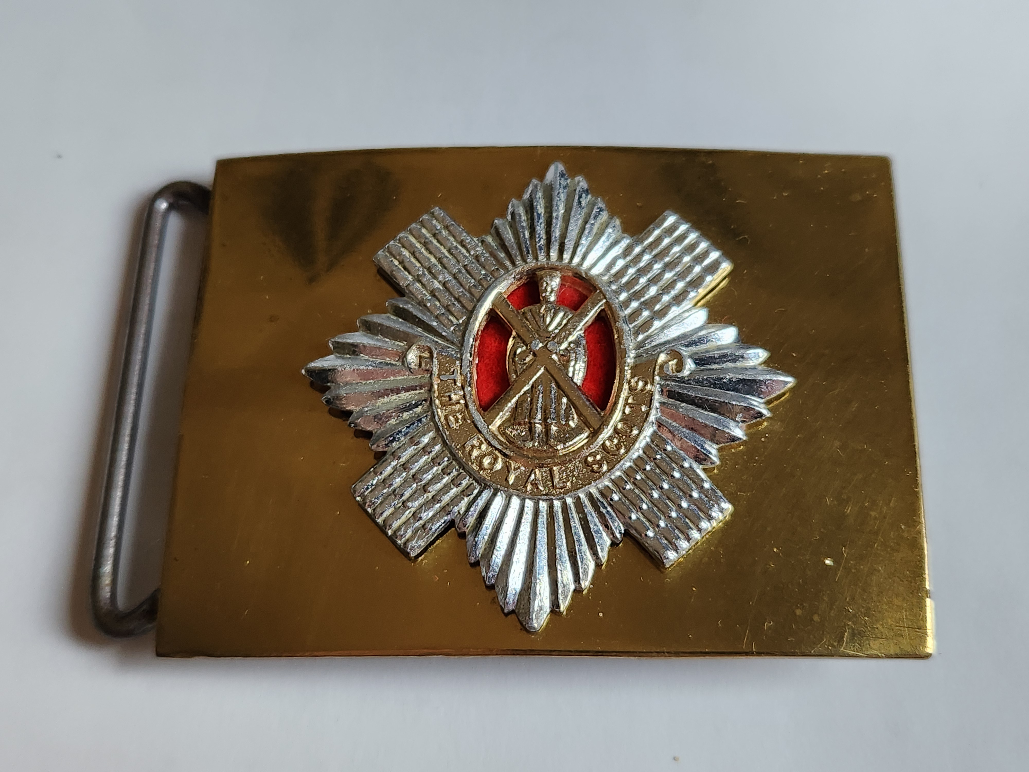 Royal Scots Brass Belt Buckle