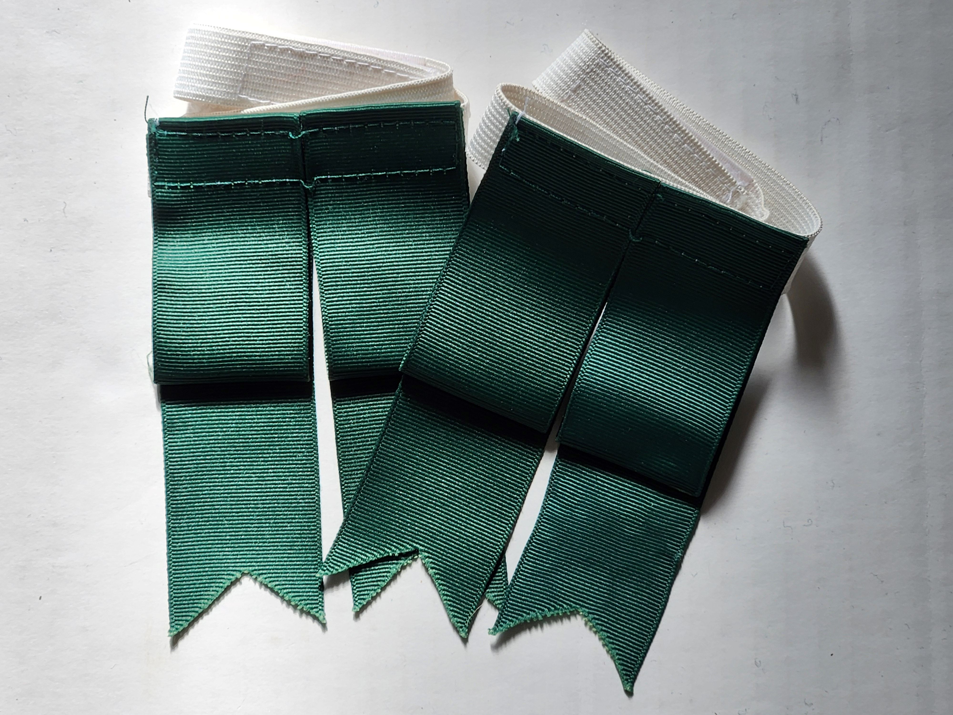 (image for) Dark Green Grosgrain Loop Flashes