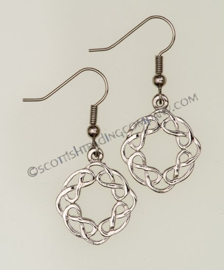 Eternal Interlace Earrings - Click Image to Close