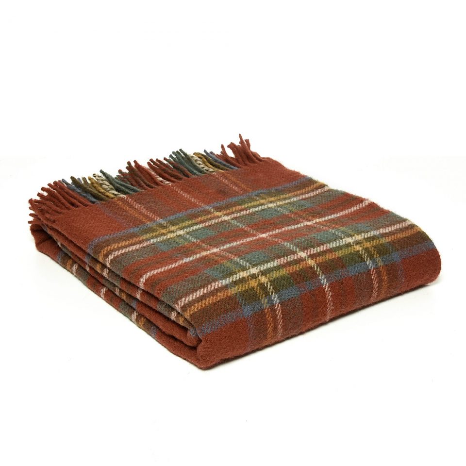 Stewart Antique Tartan Blanket