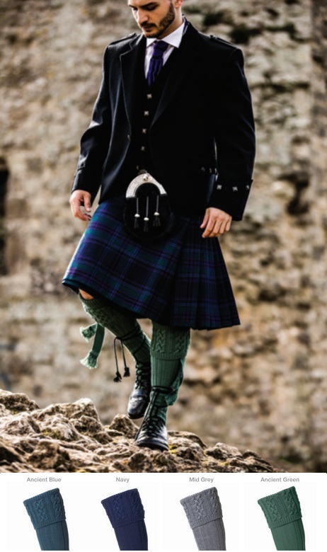 House of Cheviot Arran Kilt Hose