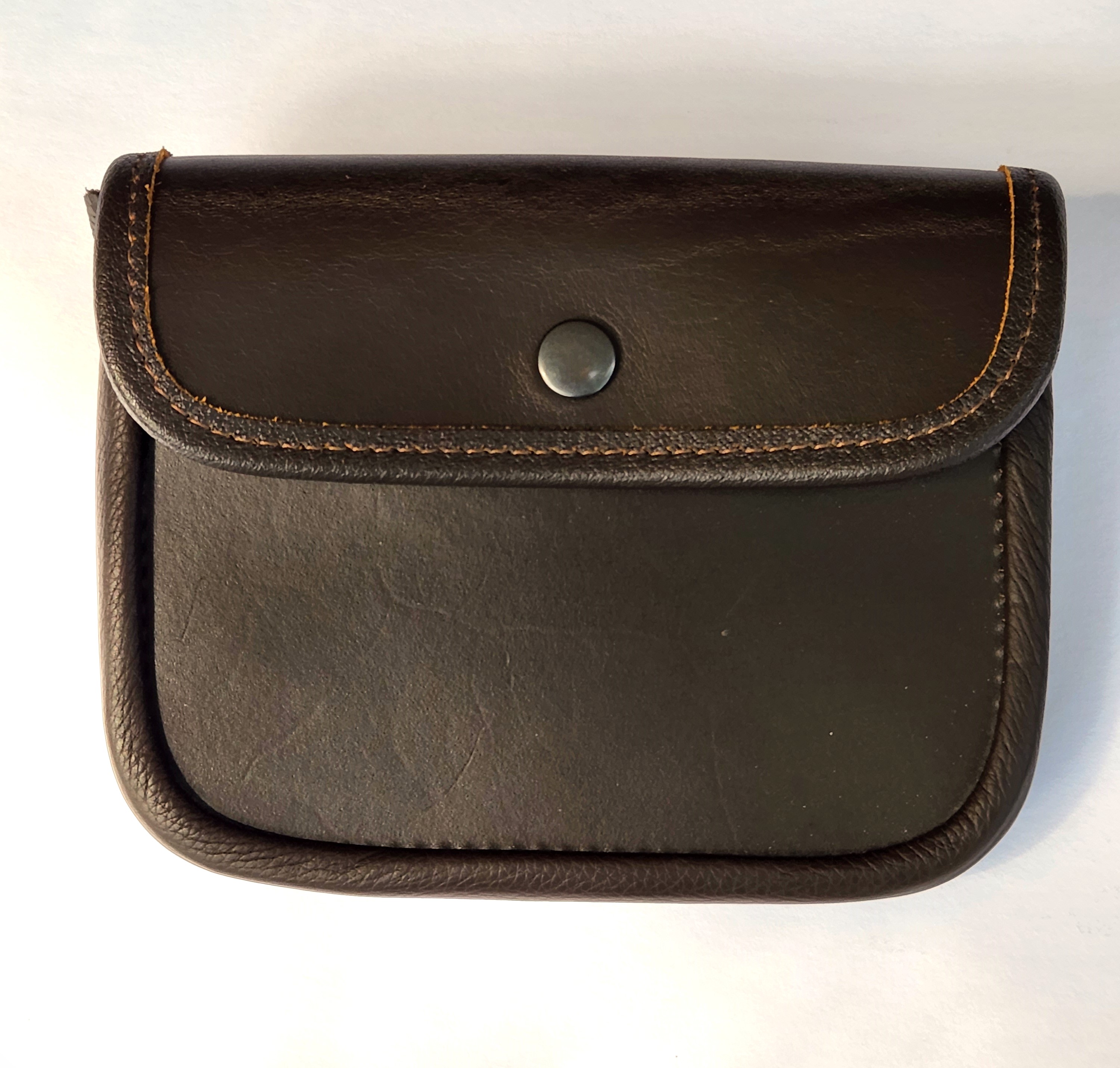 Brown Leather Kilt Belt Utility Pouch