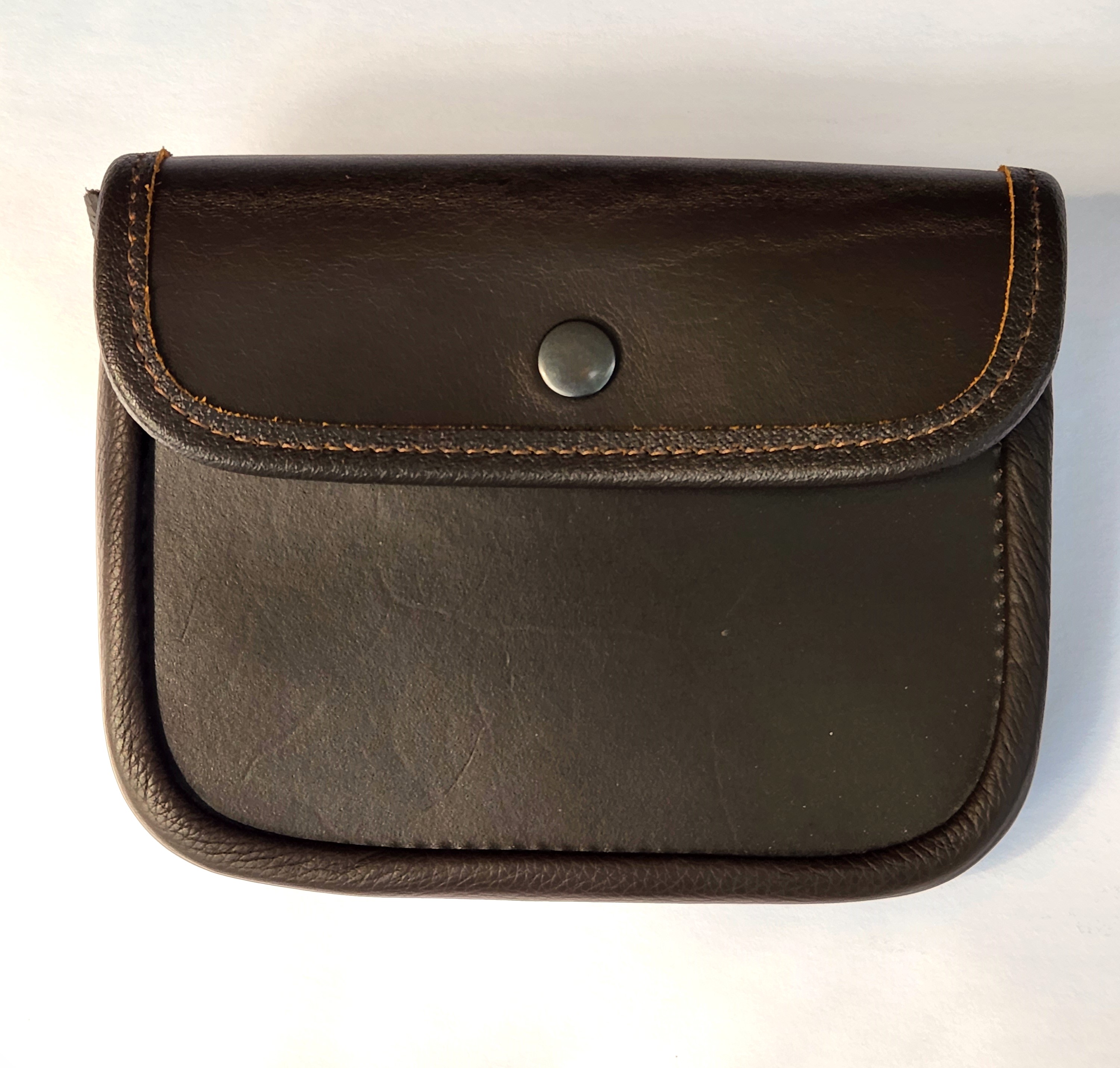 Brown Leather Kilt Belt Utility Pouch - Click Image to Close