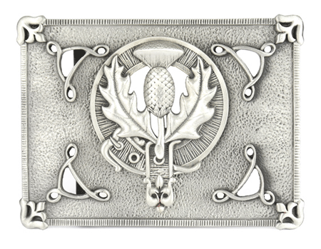 Clan Badge Kilt Buckle Polish Finish