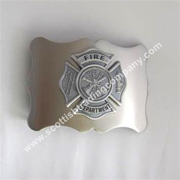 Fire Department Kilt Belt Buckle