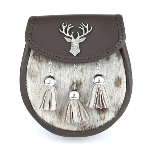 Scottish Stag Fur Sporran - Click Image to Close