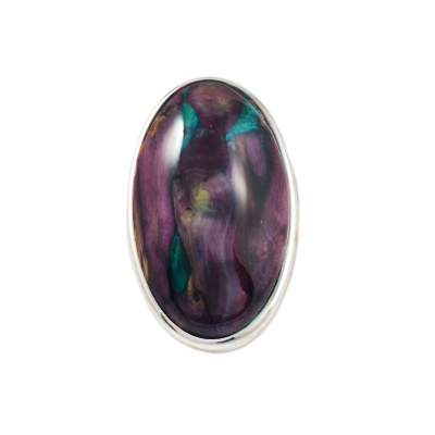 Heather Gem Large Oval Brooch