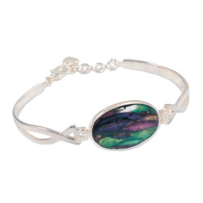 HeatherGem Twist Bangle