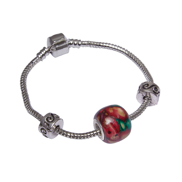 Heathergem Round Heather Bead Bracelet