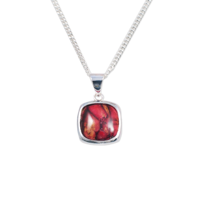 HeatherGem Square Pendant