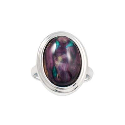 HeatherGem Large Oval Ring - Click Image to Close