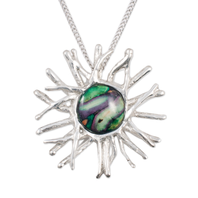 HeatherGem Moonburst Pendant - Click Image to Close