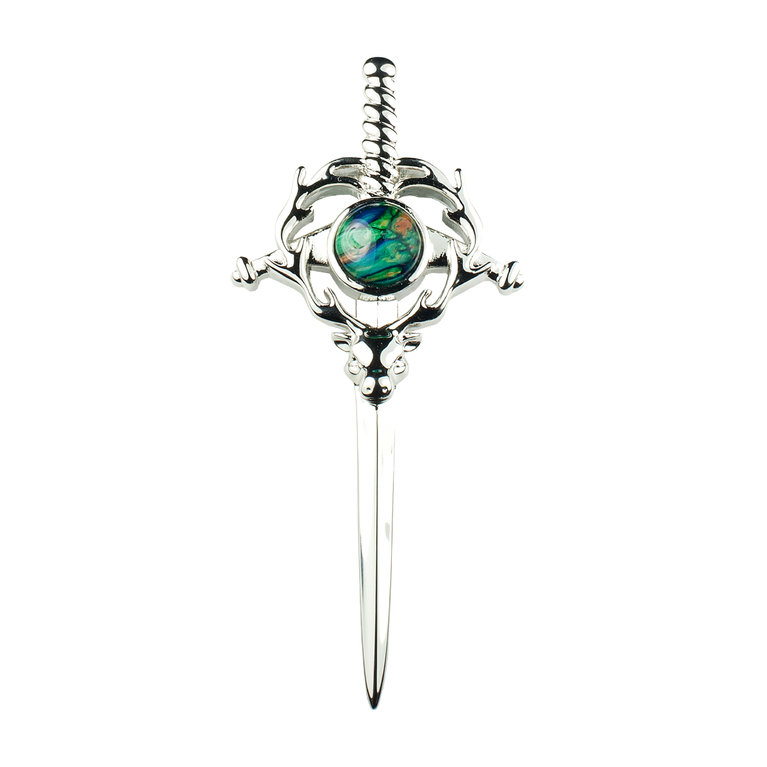 Heathergem Stag Kilt Pin - Click Image to Close