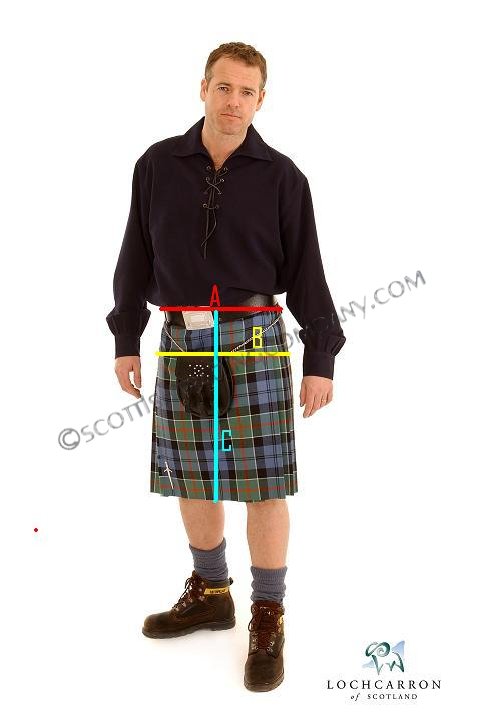 Childrens Kilt Measurements