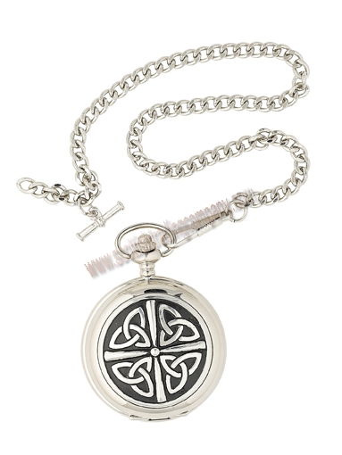 Celtic Knot Mechanical Pocket Watch - Click Image to Close
