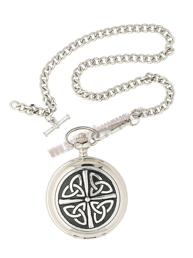 Celtic Knot Mechanical Pocket Watch