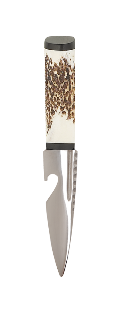 Staghorn Bottle Opener Sgian Dubh With Blackwood