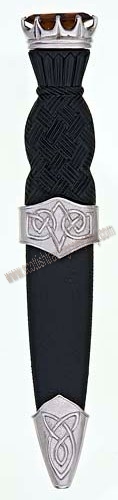 Celtic Stone Top Sgian Dubh - Click Image to Close