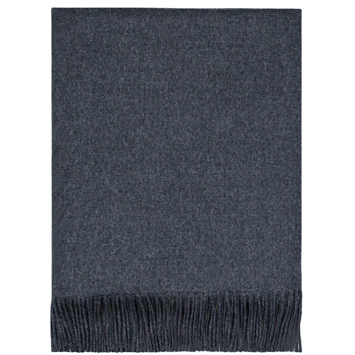 Charcoal Lambswool Blanket