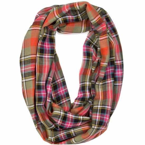 Bruce of Kinnaird Tartan Infinity Scarf - Click Image to Close